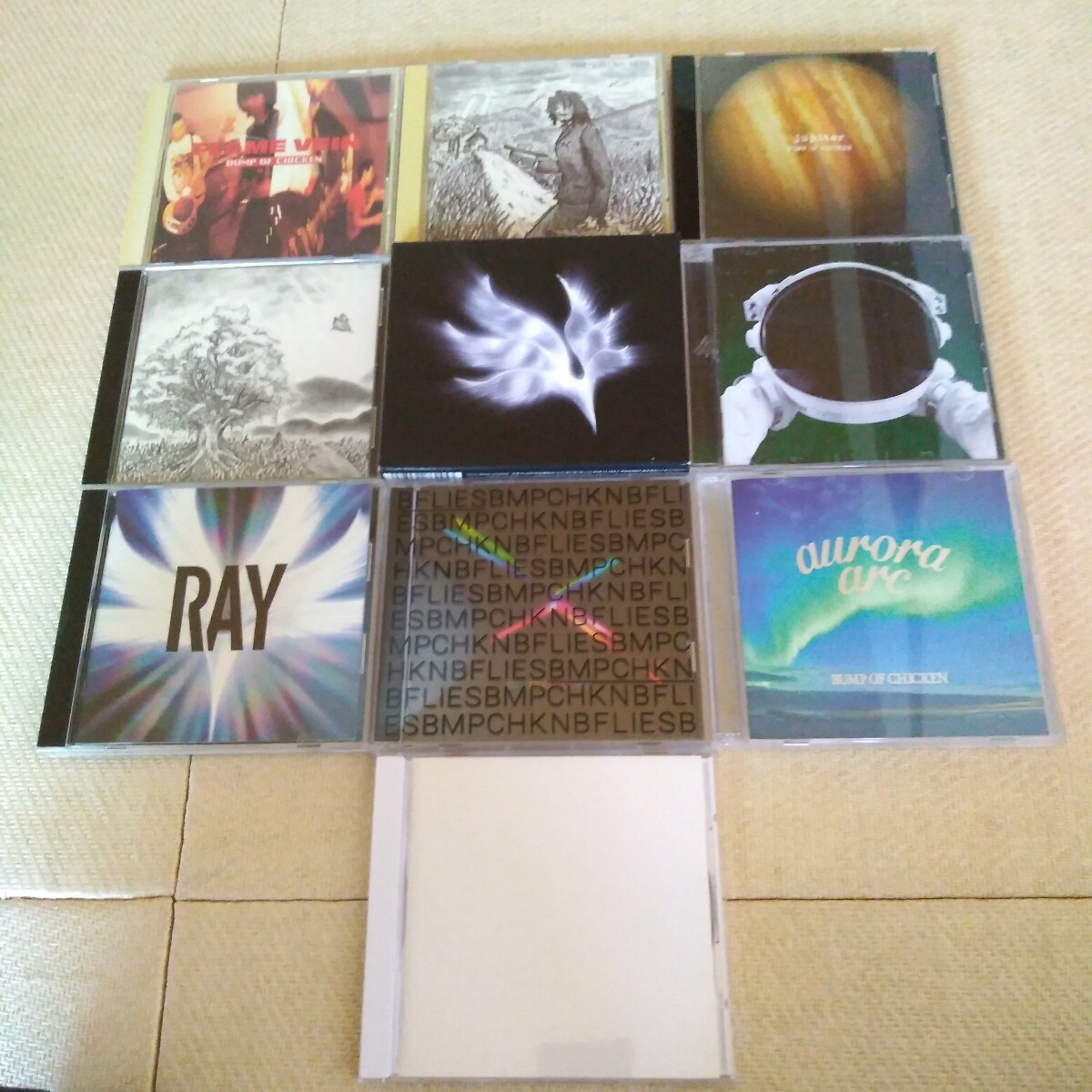 BUMP OF CHICKEN オリジナルアルバム+C/W集 10作セット(FLAME VEIN~aurora arcまで全作) 初回限定盤 blu-ray付き拍卖