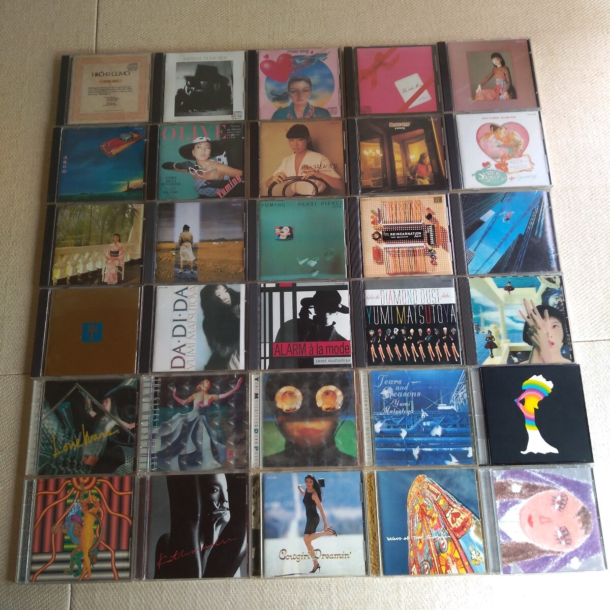 松任谷由実 1st〜30th オリジナルアルバム CD 30枚 セット ひこうき雲〜FROZEN ROSES MISSLIM/紅雀/OLIVE/PEARL PIERCE 等 ユーミン 荒井拍卖