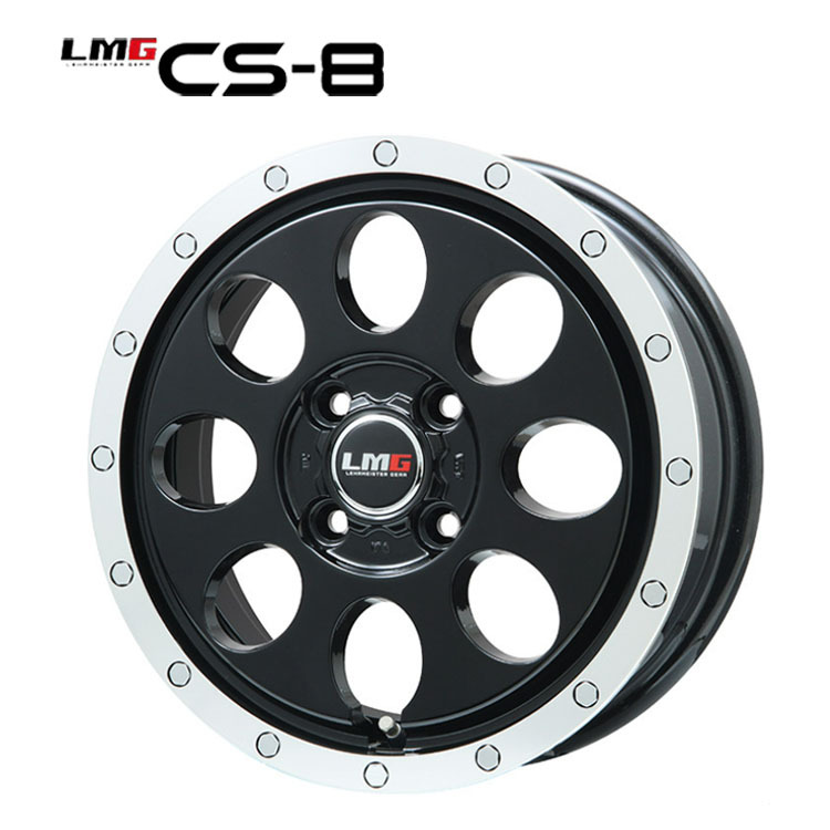送料無料 レアマイスター Lehrmeister LMG CS-8 5J-14 +50 5H-114.3 (14インチ) 5H114.3 5J+50【4本セット 新品】拍卖