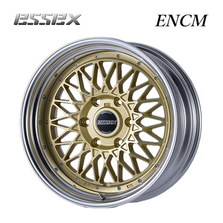 送料無料 エセックス ESSEX ENCM-17 7J-17 +32~50 6H-139.7 (17インチ) 6H139.7 7J+32~50【2本セット 新品】拍卖