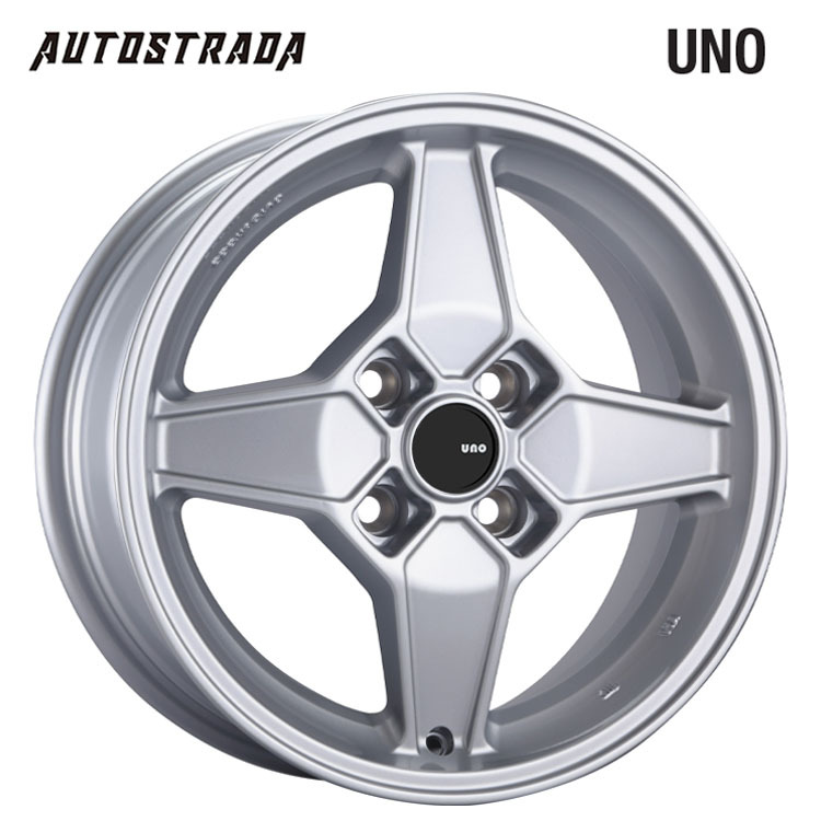 送料無料 アウトストラーダ AUTO STRADA UNO 6J-14 +33 4H-98 (14インチ) 4H98 6J+33【2本セット 新品】拍卖