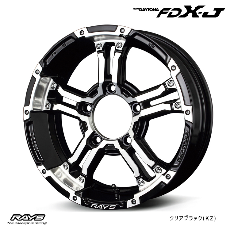 送料無料 レイズ RAYS TEAM DAYTONA FDX-J 5.5J-16 +20 5H-139.7 (16インチ) 5H139.7 5.5J+20【4本セット 新品】拍卖