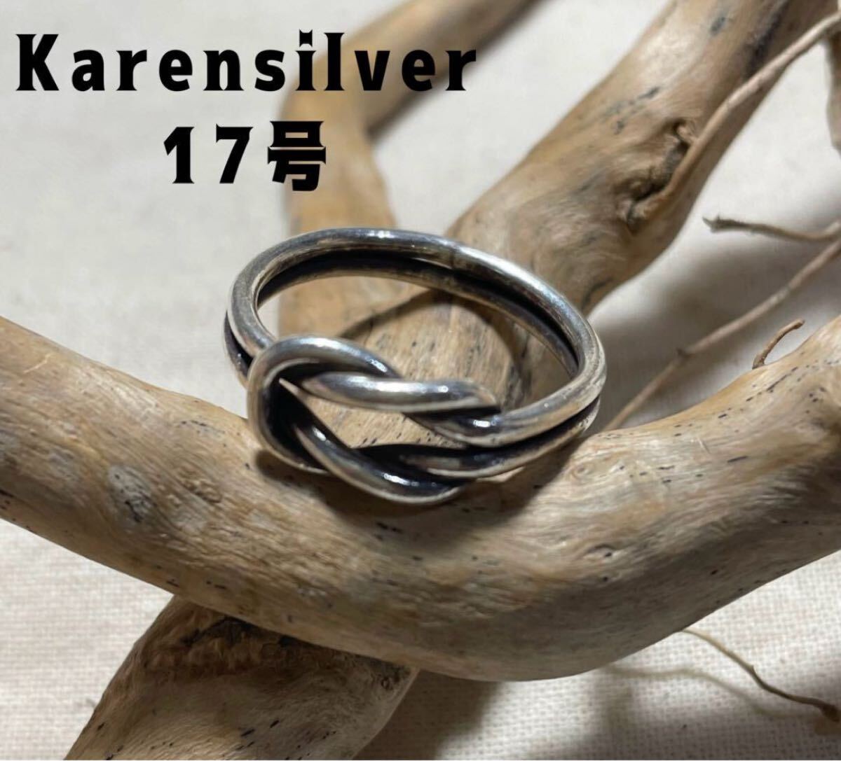 232hFDて025B カレンシルバー高純度ハンドメイド手作りお洒落ギフトノット 結びねじり17号25b拍卖