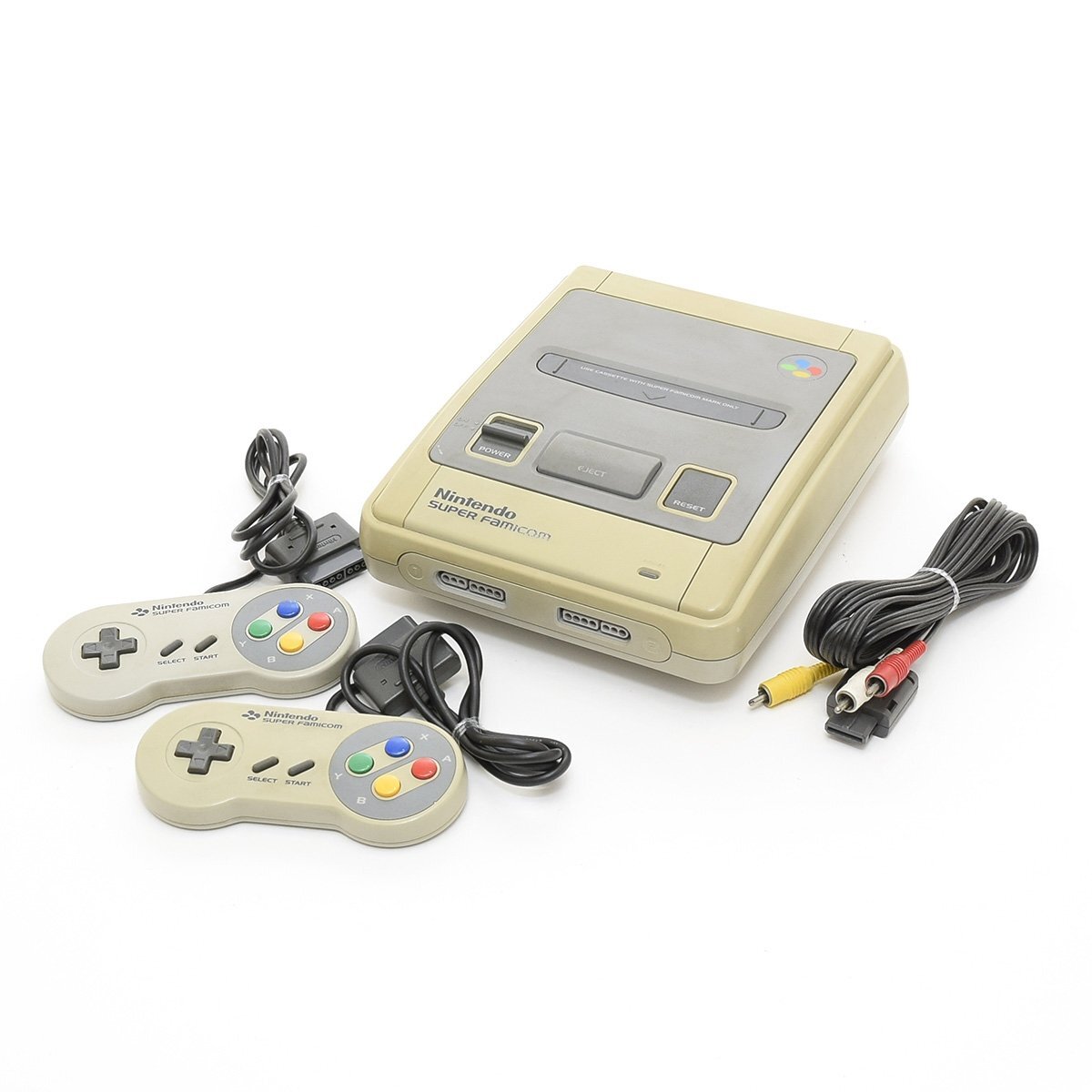 ▽489120 【訳アリ】Nintendo スーパーファミコン 本体セット SHVC-001 動作確認済 ニンテンドー 任天堂 レトロゲーム スーファミ拍卖