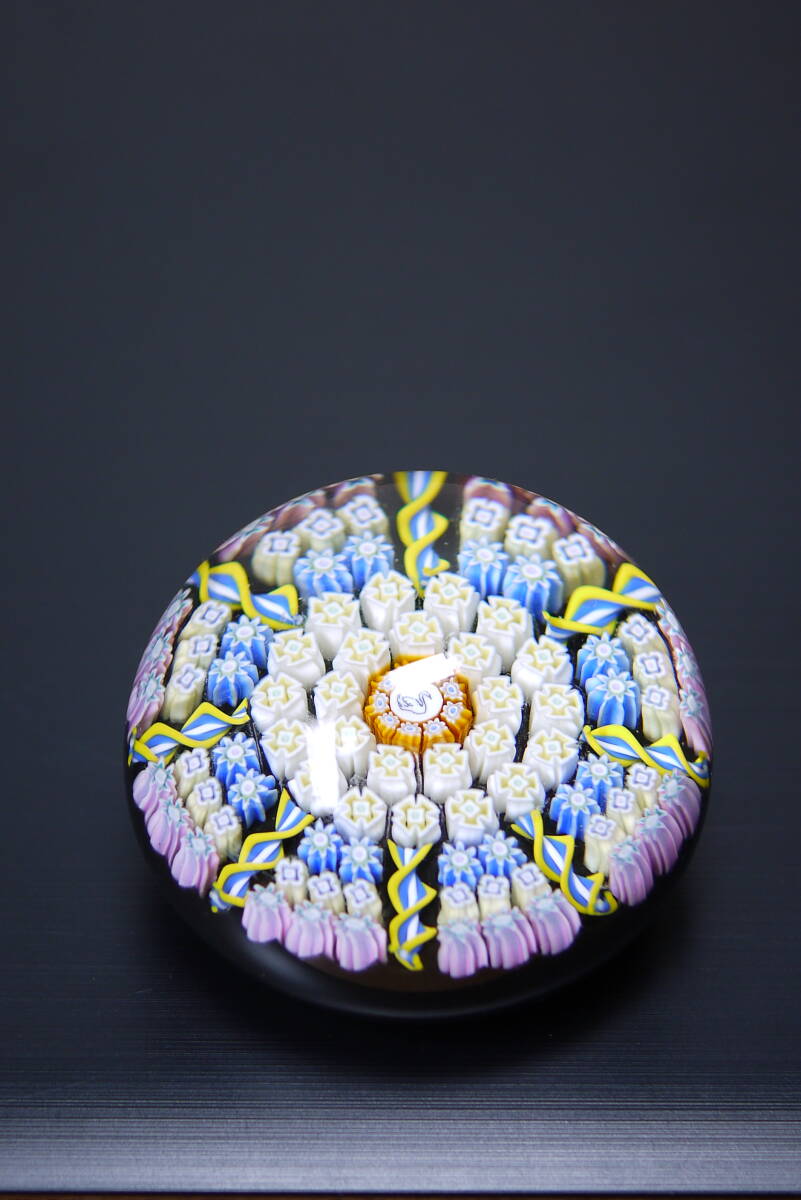 パースシャー Perthshire ペーパーウェイト ミルフィオリ スワン PP188 1999年モデル拍卖