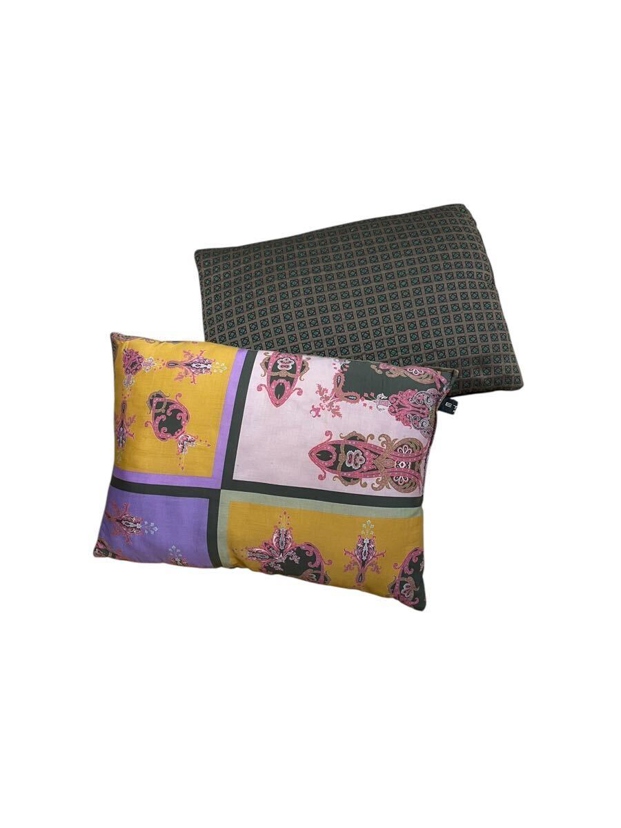 ETRO 2個セット ミニクッション エトロ イタリア製 非売品 クッション 拍卖