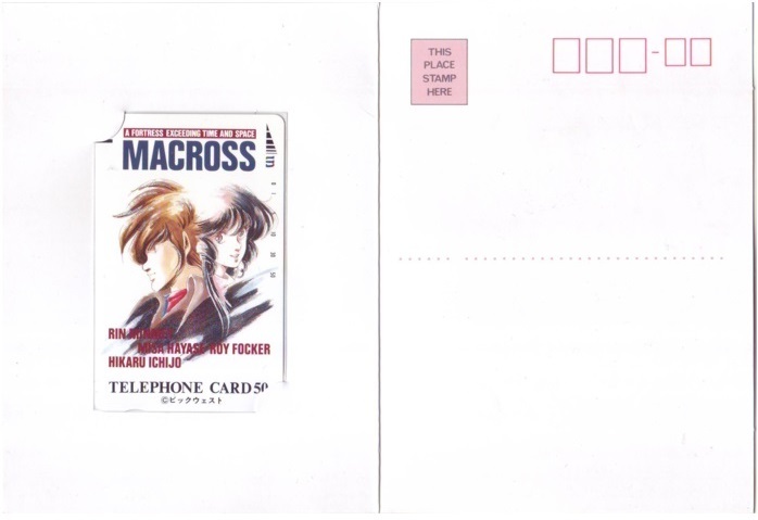 【テレカ】 マクロス 美樹本晴彦 台紙付 テレホンカード 6M-A1042 未使用・Aランク拍卖