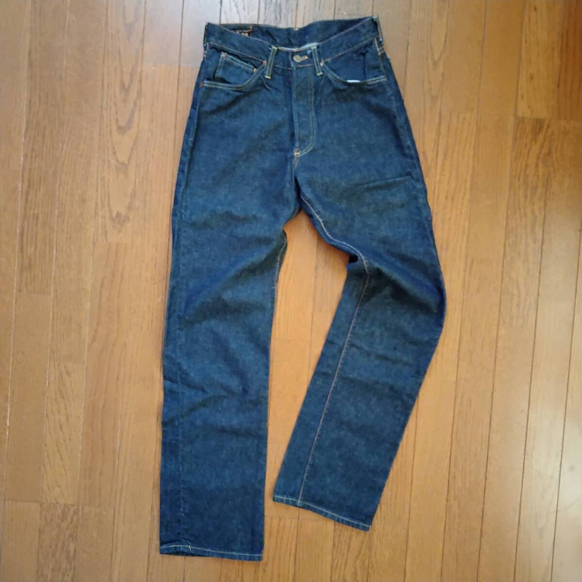 激レア ビンテージ Lee RIDERS 101Bワンウォッシュ フロントボタン インディゴブルー濃紺 ジェームズ・ディーン アメリカ購入品①拍卖