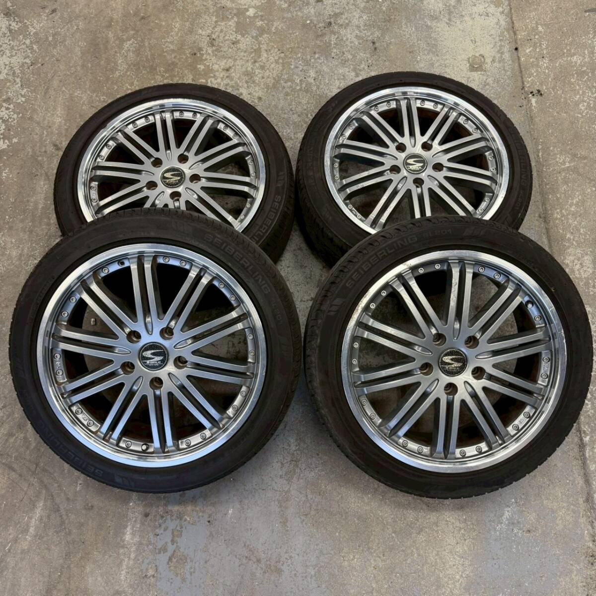 5穴■S-HOLD 215/45R17 4本■050113R拍卖