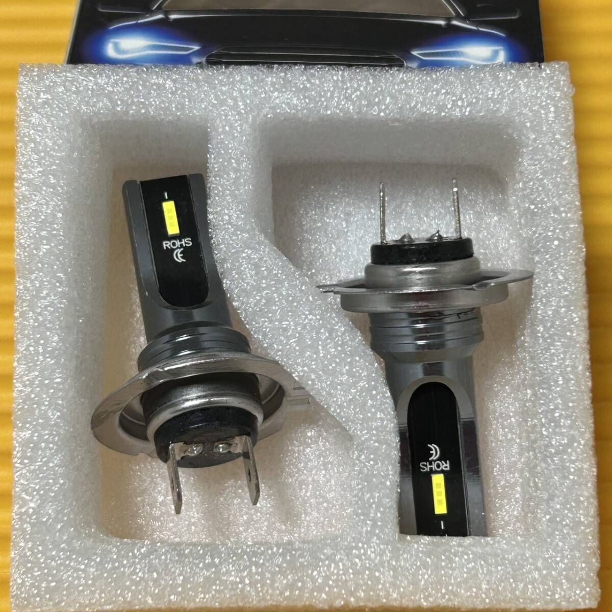 新品!2個セット!HONDA フォーサイトEX MF04 H7 LED ヘッドライト CSPチップ ファンレス仕様 バイク ホワイト カー用品拍卖