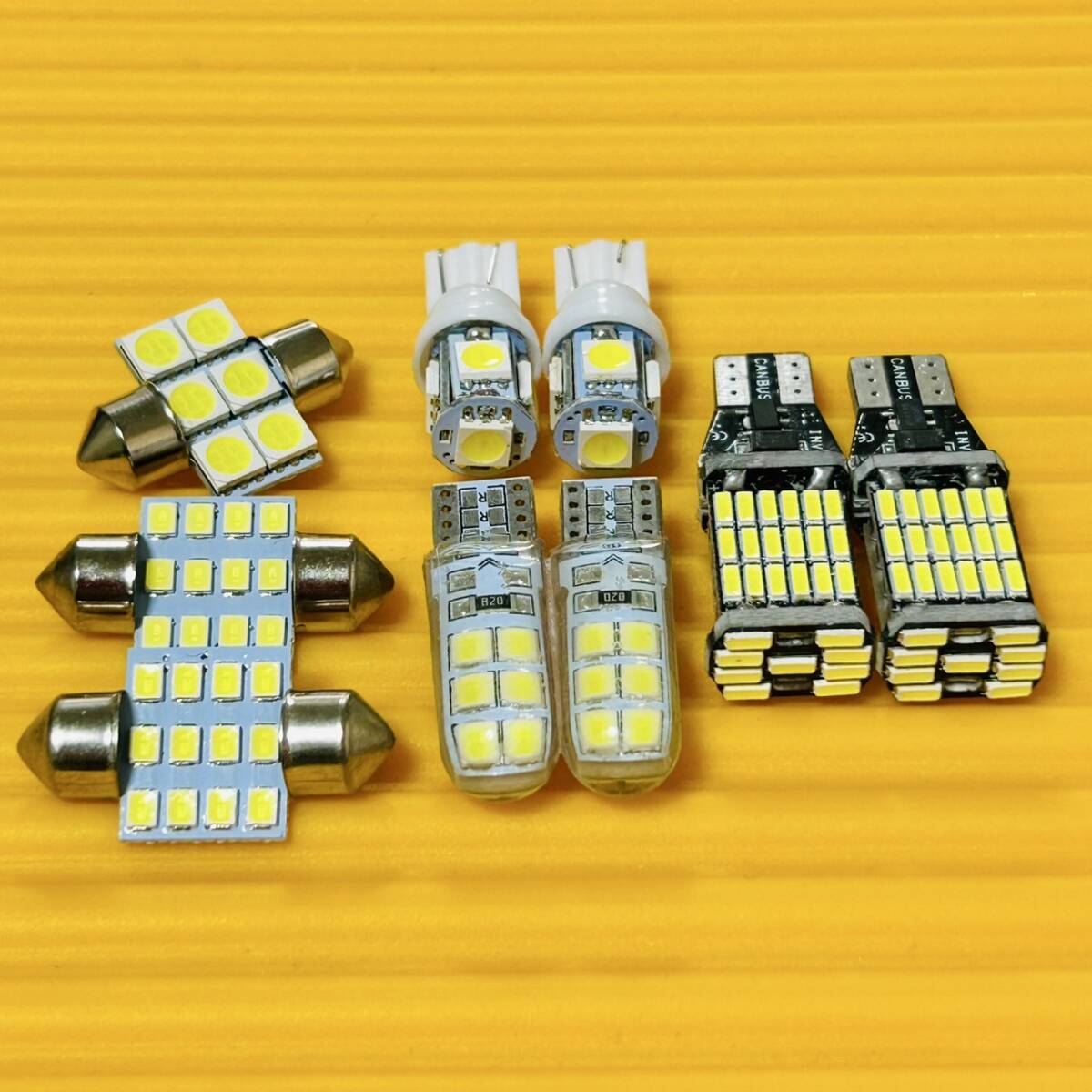 9個セット!VOXY ヴォクシー ZRR70系 NOAH ノア T10 LED ルームランプ バックランプ スモール 室内灯 車内灯 カー用品拍卖