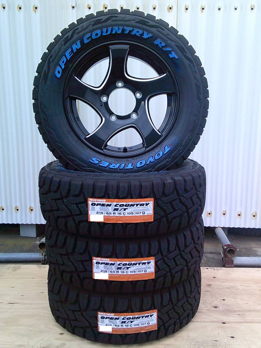 新品セット☆TOYOオープンカントリーR/T☆215/65R16☆ホワイトレター☆ゴツゴツタイヤ☆軽ジムニーに☆Hm拍卖