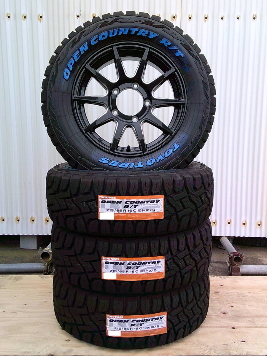 新品☆ホワイトレター☆TOYOオープンカントリーR/T☆215/65R16☆ゴツゴツタイヤ☆ジムニーJA11 JA12 JA22 JB23 JB64☆ホイール付☆Hm拍卖