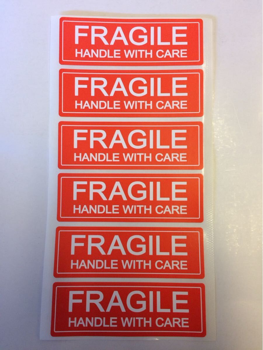 こわれもの Fragile シール ステッカー 12枚セット拍卖
