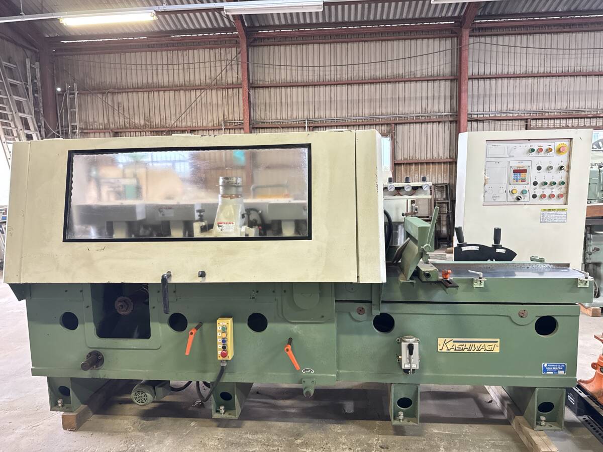 ◆中古木工機械 カシワギ 3軸モルダー エンシン替刃 モルダー PC220ハイパワー主軸モータ◆現状渡し拍卖