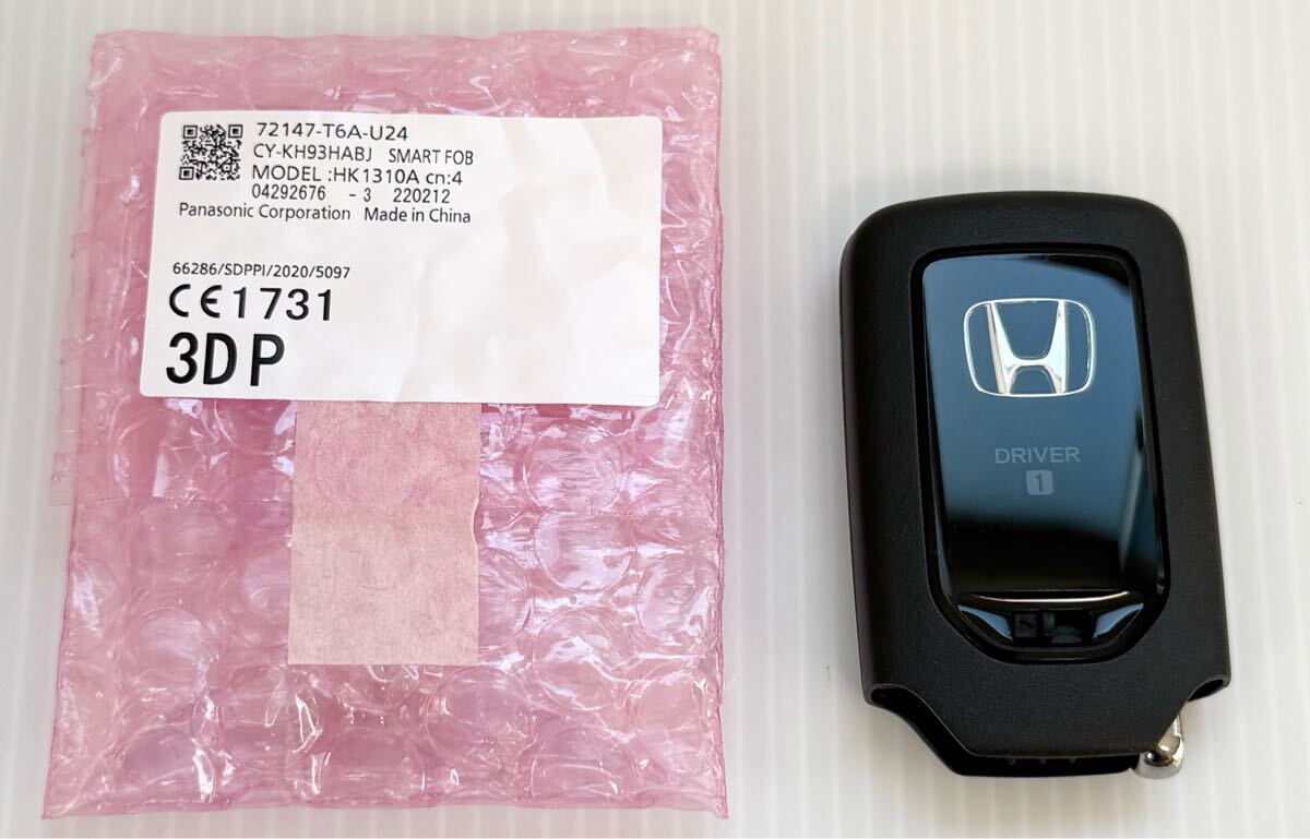 新品 未使用品 純正 HONDA ホンダ 4ボタン T6A-U24 両側スライド スマートキー キーレス CY-KH93HABJ拍卖