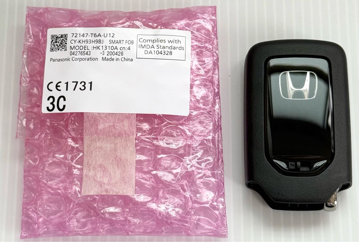 No.2 新品 未使用品 純正 HONDA ホンダ スマートキー ホンダ 4ボタン T6A-U12 キーレス スマートキー4ボタン CY-KH93H9BJ拍卖