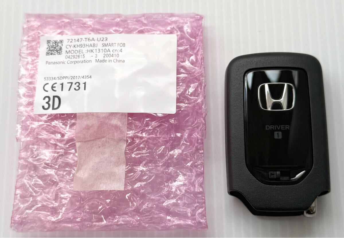 No.1 新品未使用品 純正 HONDA ホンダ スマートキー ホンダ 4ボタン T6A-U23 キーレス スマートキー4ボタン CY-KH93HABJ拍卖