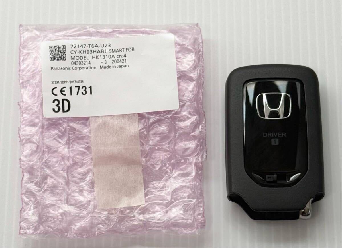 No.2 新品 未使用品 純正 HONDA ホンダ スマートキー ホンダ 4ボタン T6A-U23 キーレス スマートキー4ボタン CY-KH93HABJ拍卖