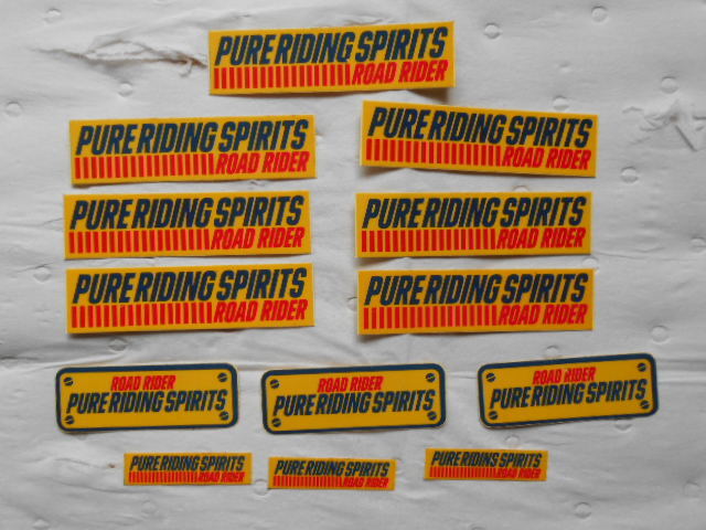 「ロード・ライダー」ステッカー大中小13枚 当時物拍卖