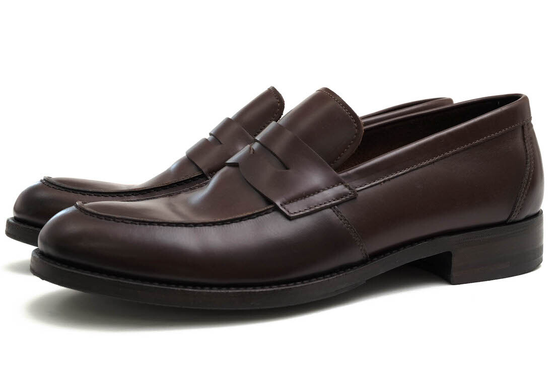 GIORGIO ARMANI アルマーニ コインローファー X2A164 牛革拍卖