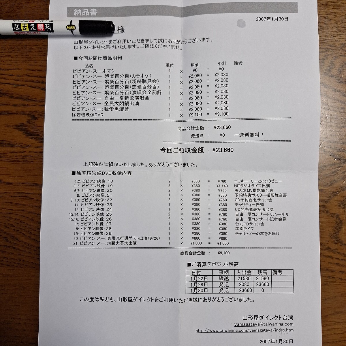 B6/ビビアン・スー台湾テレビ番組等出演映像集DVDセット☆ビビアンスーvivian hsu台湾アーティストアイドルブラックビスケッツ拍卖