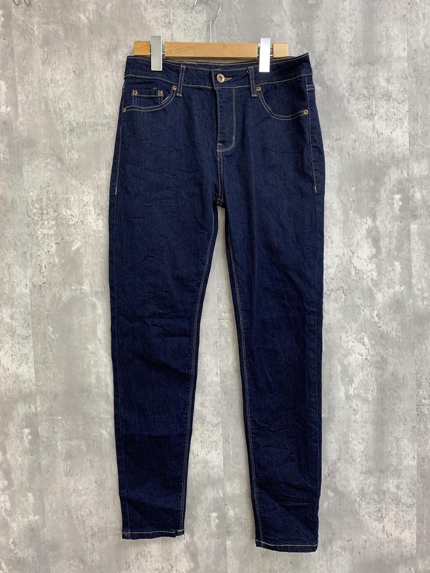 ゆうパケットOK antiqua アンティカ LA-00005 デニムパンツ sizeM/インディゴ ■■ ☆ fec8 レディース拍卖