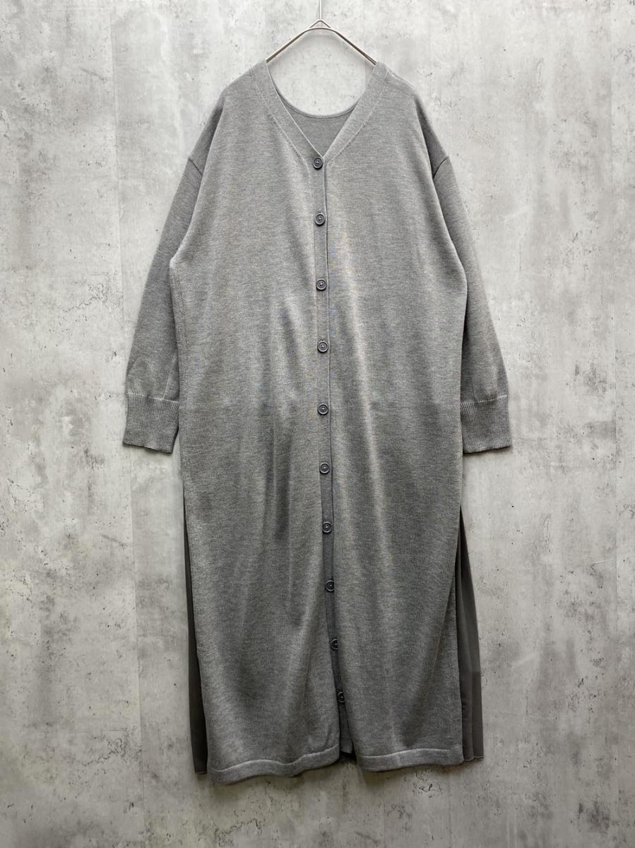 audrey and john wad オードリーアンドジョンワッド ロング 長袖 カーディガン グレー ■◇拍卖