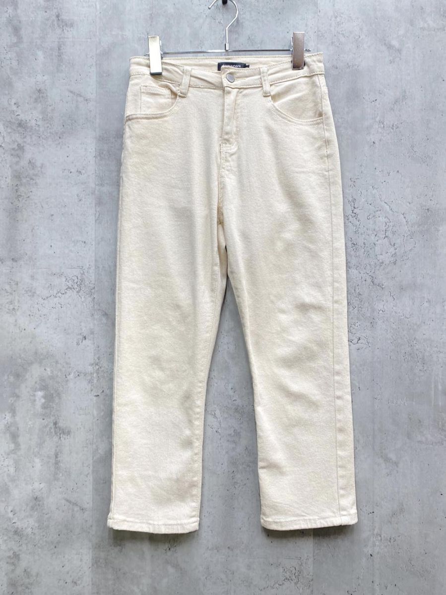 ゆうパケットOK sonyunara ソニョナラ テーパード パンツ sizeS/アイボリー ■◇拍卖