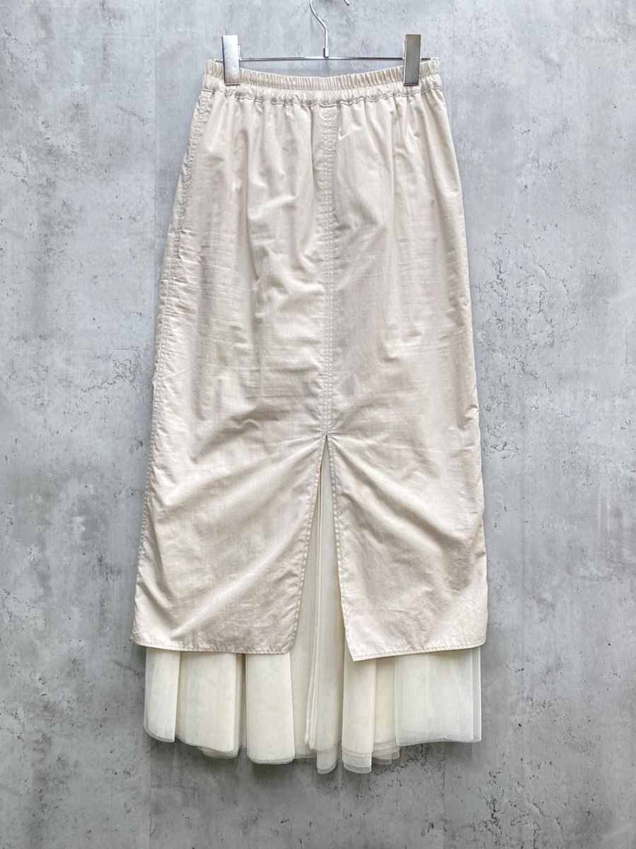 ゆうパケットOK CLOCHE クロシェ 321-86501 タイト スカート size02/ベージュ ■◇拍卖