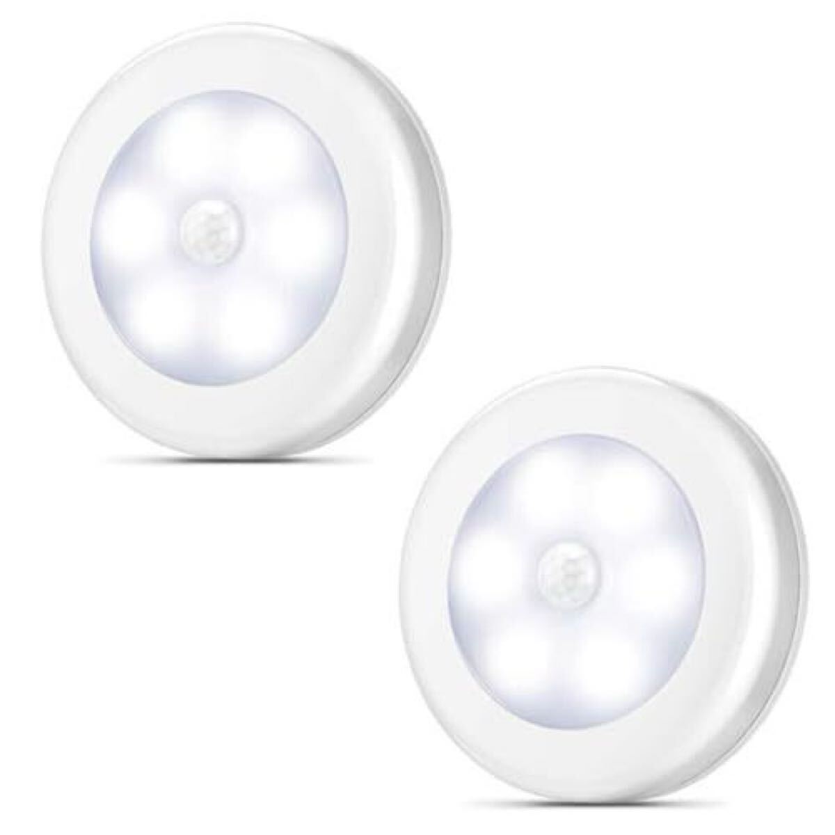 人感センサーライト 小型 LEDライト 電池式 人感 自動点滅 省エネ 屋内 屋外 夜間灯 足元灯 工事不要 取り付け簡単 キッチ拍卖