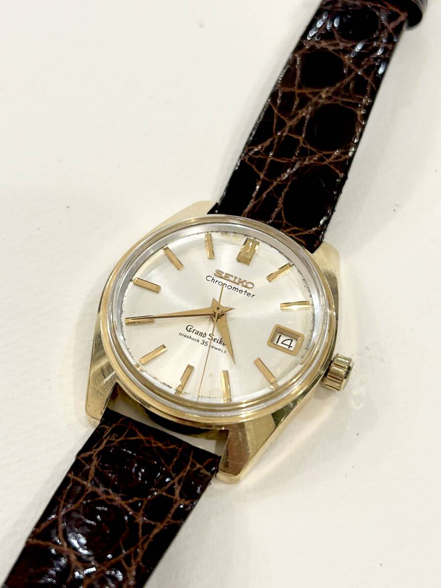 グランドセイコー 2nd 57GS セルフデーター K18 金無垢 5722-9000 初期型 64年製 拍卖