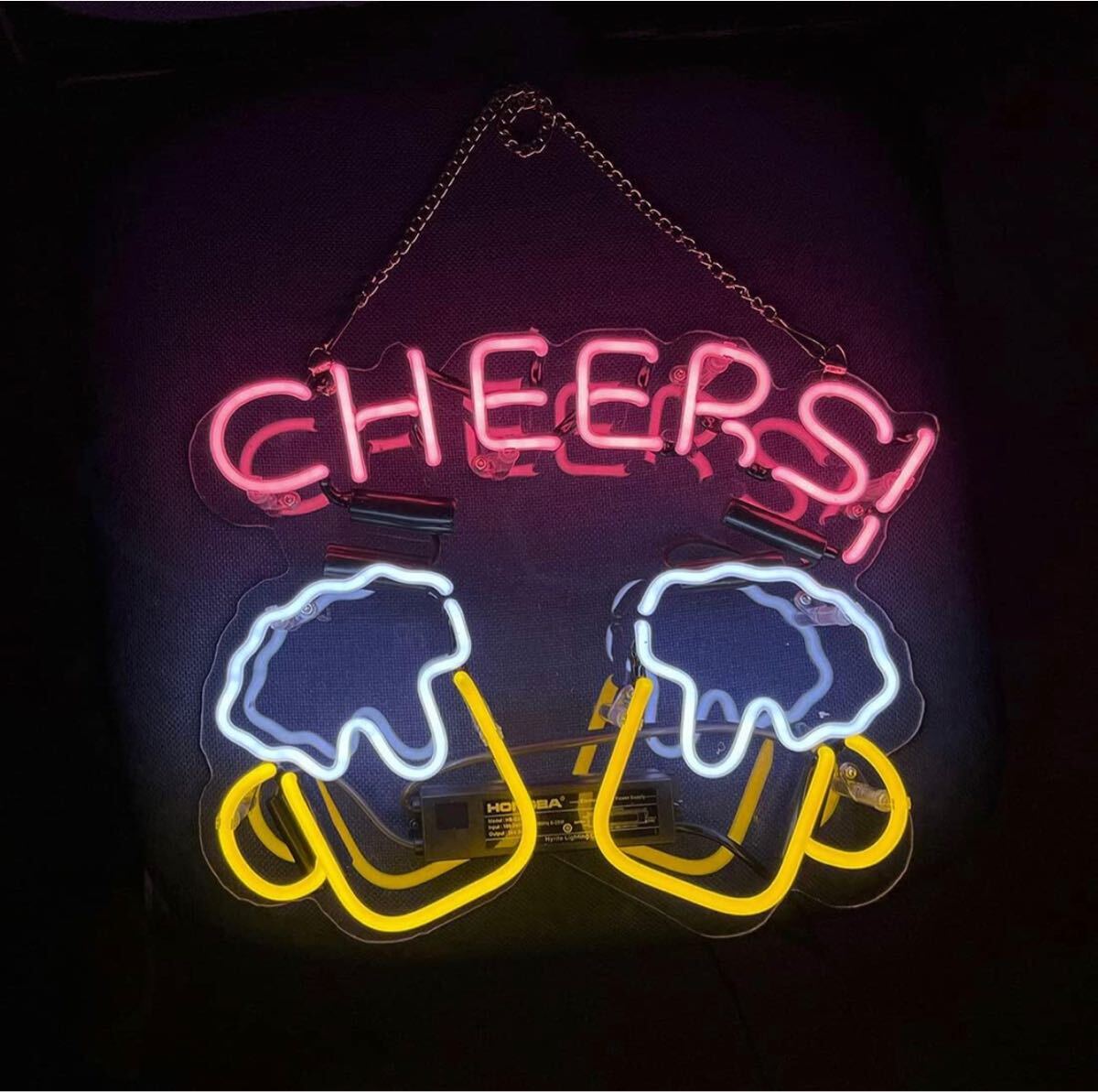 オリジナル CHEERSネオン看板 ビール オーダーメイド ネオン管 インテリア 看板 ネオンサイン拍卖