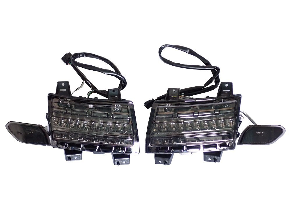 ラングラー ジープ JL シーケンシャル ウインカー サイドマーカー LEDウインカー用 スモーク 4点セット JL 2018- JEEP WRANGLER デイライト拍卖