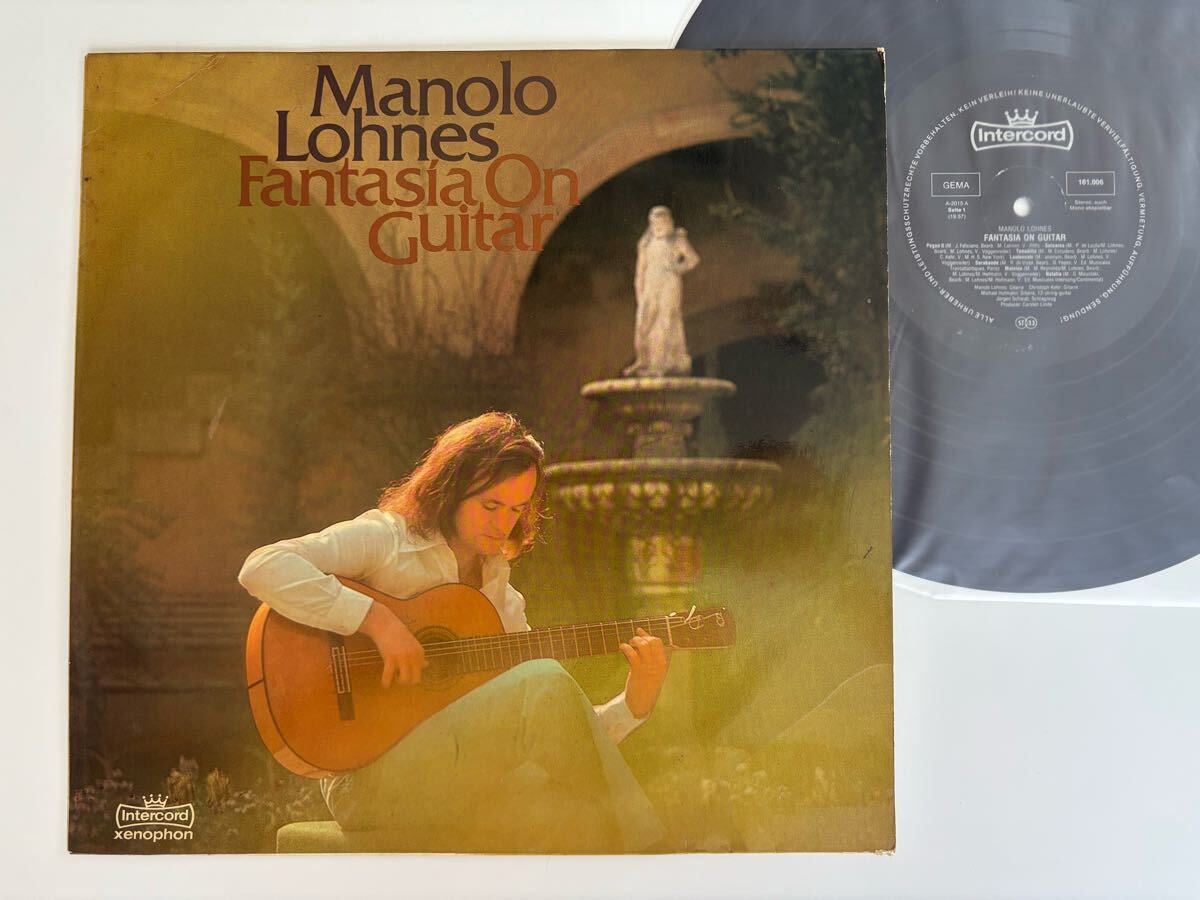 【フラメンコ希少盤/74年独Ori盤】Manolo Lohnes / Fantasia On Guitar LP INTERCORD GERMANY 161.006 マノロ・ローネス,Beatlesカヴァー拍卖