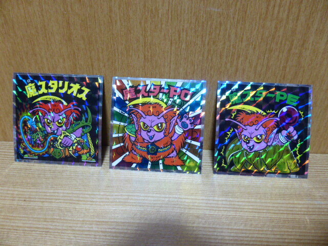 ヘッドだらけのビックリマン 40th anniversary 40周年 魔スターPE 魔スターPO 魔スタリオス 3点セット 新品・未使用拍卖