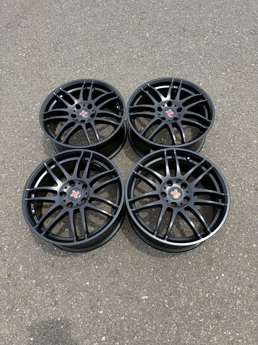 メーカー不明 17インチ 7J 5穴 PCD110 中古アルミホイール4本セット オフセット+35 拍卖