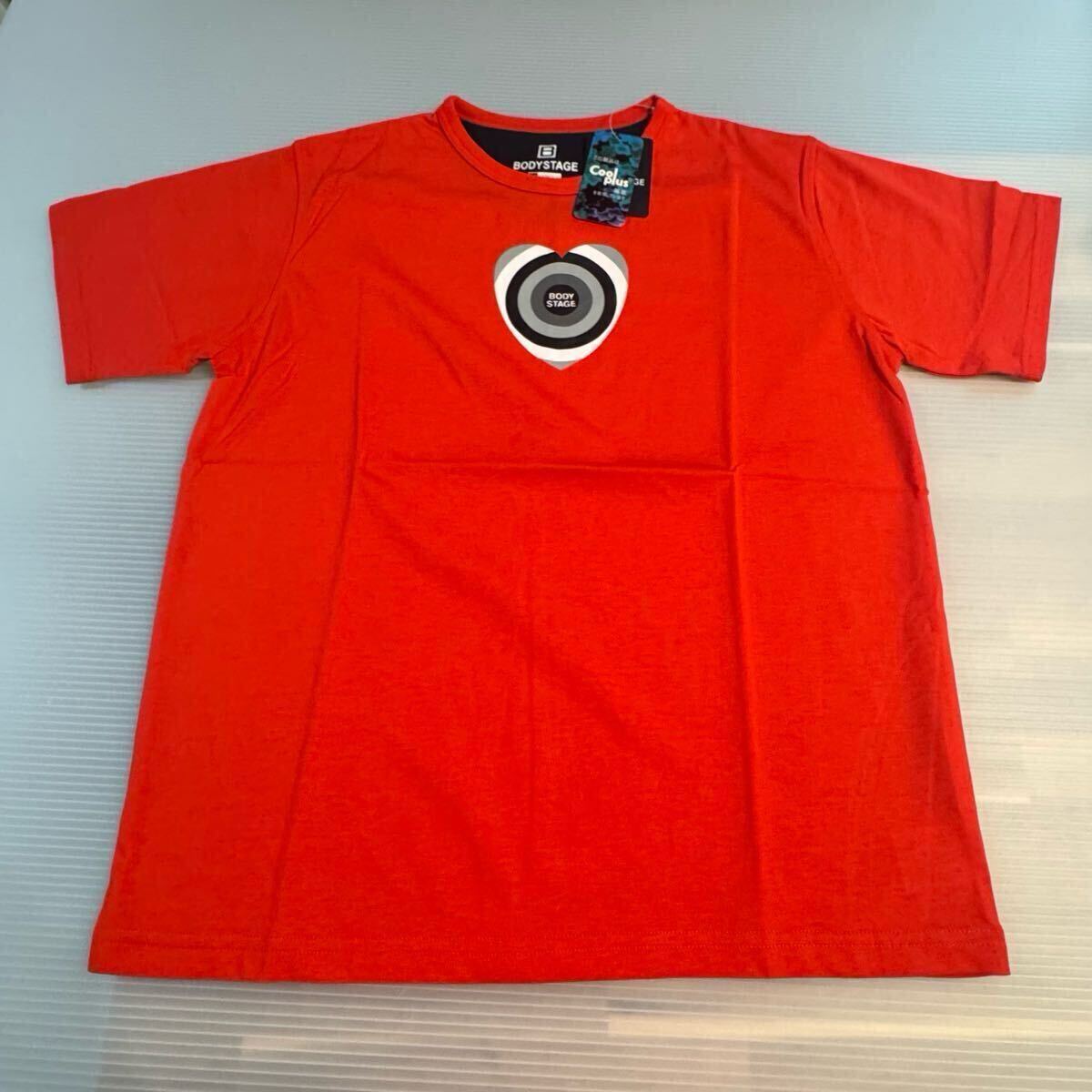 BODY STAGE ボディステージ Tシャツ レッド 赤 ハート L拍卖