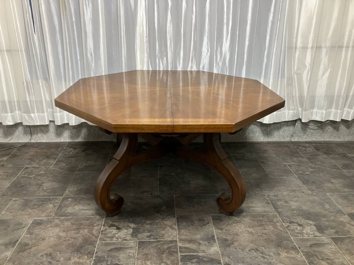 DREXEL HERITAGE ドレクセルヘリテイジ ESPERANTO エスペラント エクステンションダイニングテーブル 伸長式 食卓机 木製 八角形天板拍卖