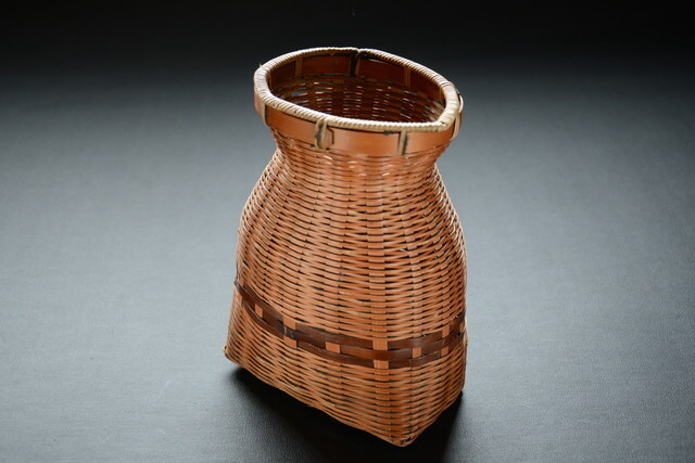 古い魚籠 検索用語→B花器茶道具古道具古民藝魚籠カゴかご編籠魚篭びくビク拍卖