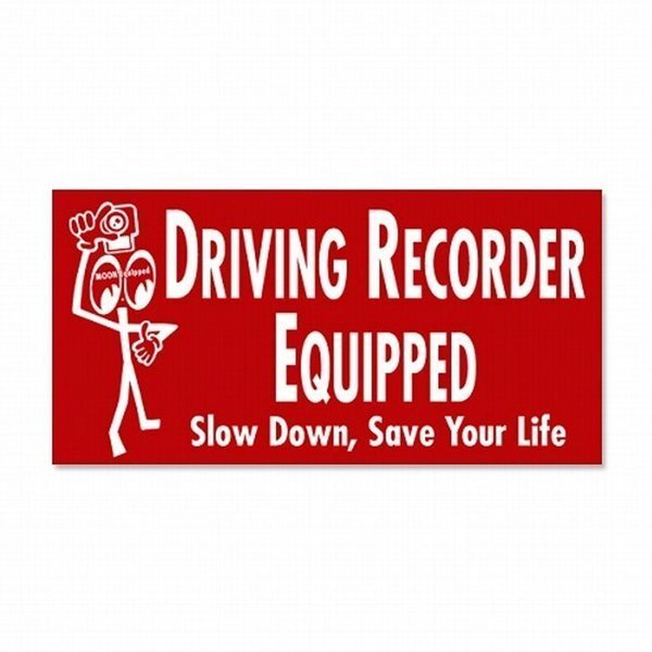 ムーンアイズ ドライビング レコーダー イクイップド ステッカー 車 バイク アメリカン雑貨拍卖