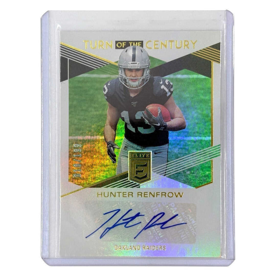 PANINI NFLカード DONRUSS ELITE HUNTER RENFROW OAKLAND RAIDERS 010/199 #TC-HR1 中古 IT1拍卖