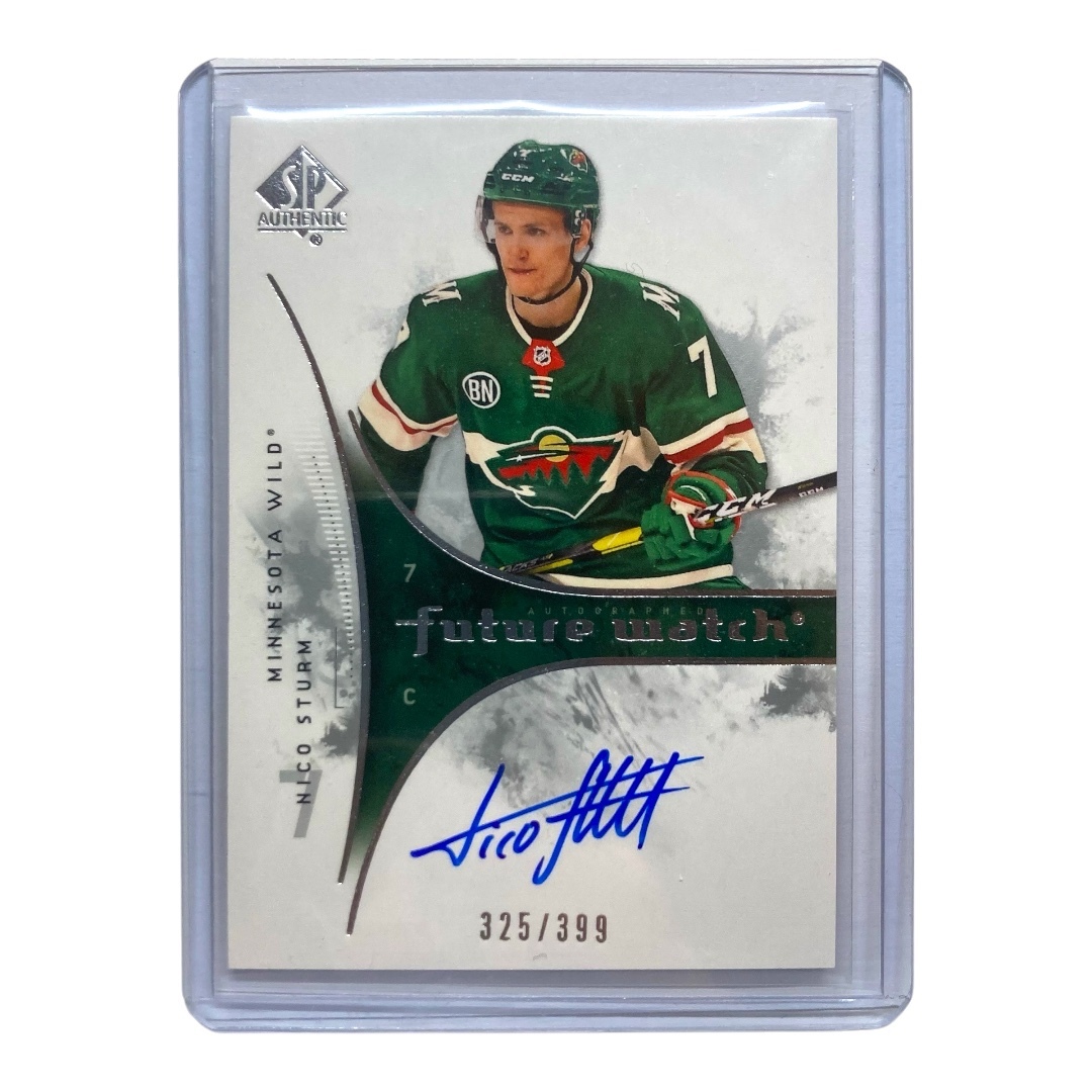 UPPER DECK NHLカード SP AUTHENTIC NICO STURM MINNESOTA WILD 325/399 #RFWA-ST 中古 IT2拍卖
