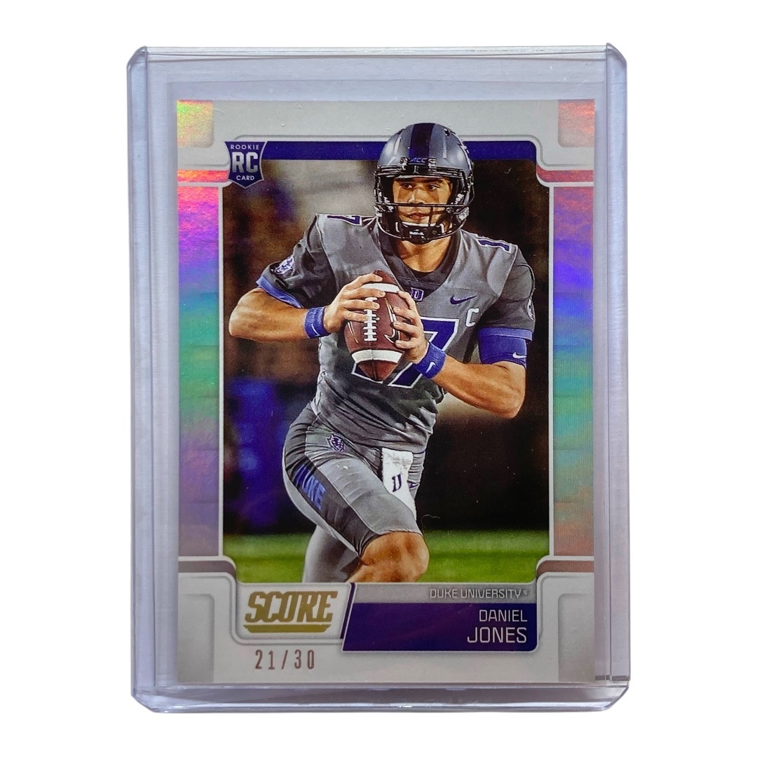 PANINI NFLカード SCORE DANIEL JONES DUKE UNIVERSITY 21/30 #331 中古 IT2拍卖
