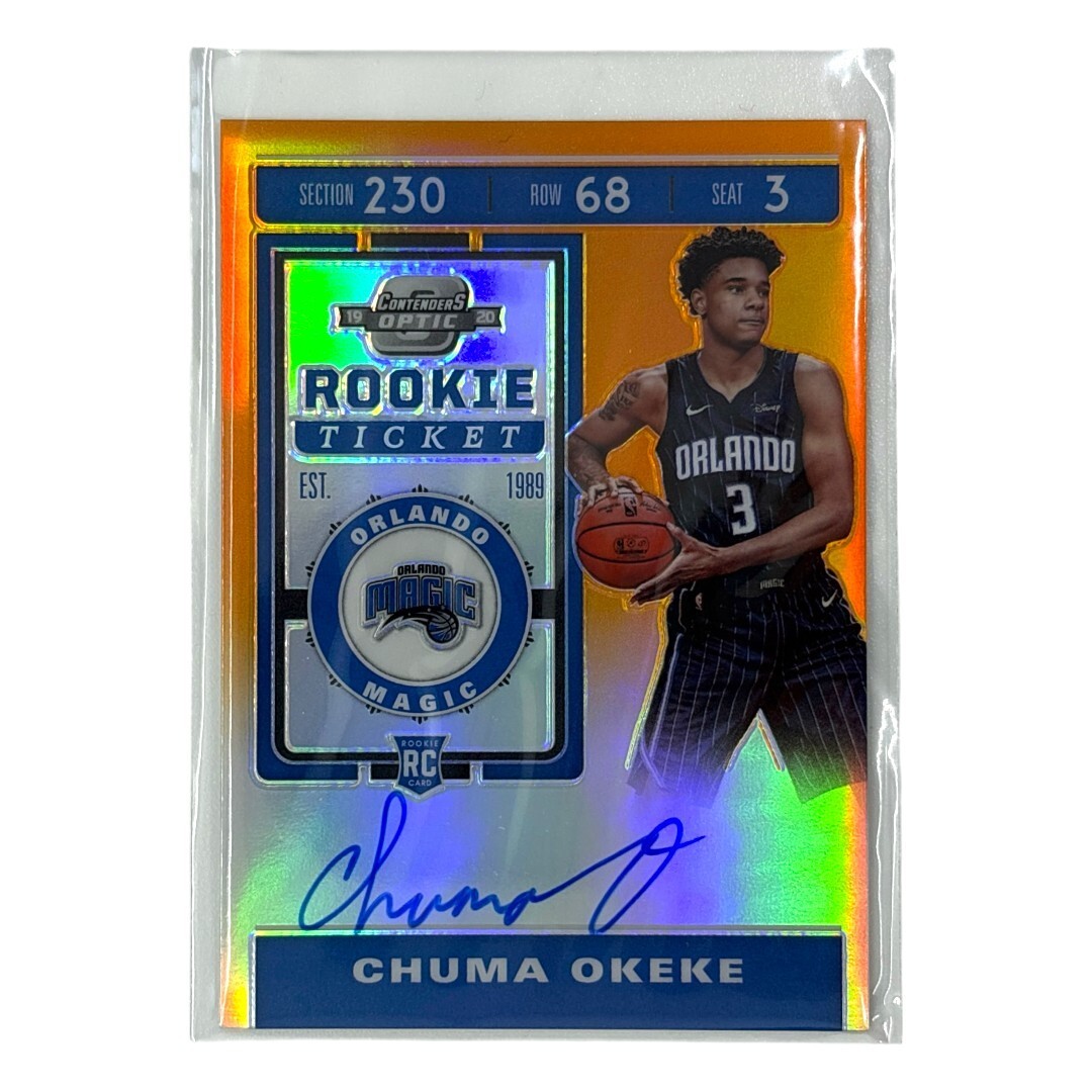 PANINI NBAカード CONTENDERS OPTIC PRIZM CHUMA OKEKE ORLANDO MAGIC 24/25 #140 中古 IT1拍卖