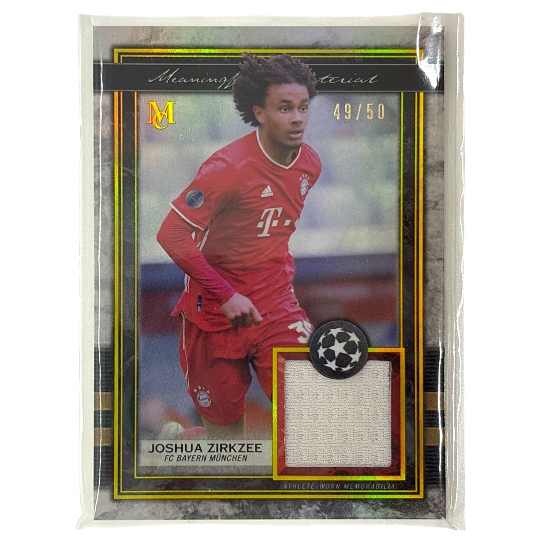 TOPPS サッカーカード MUSEUM COLLECTION JOSHUA ZIRKZEE BAYERN MUNCHEN 49/50 #MMR-JZ 中古 IT1拍卖