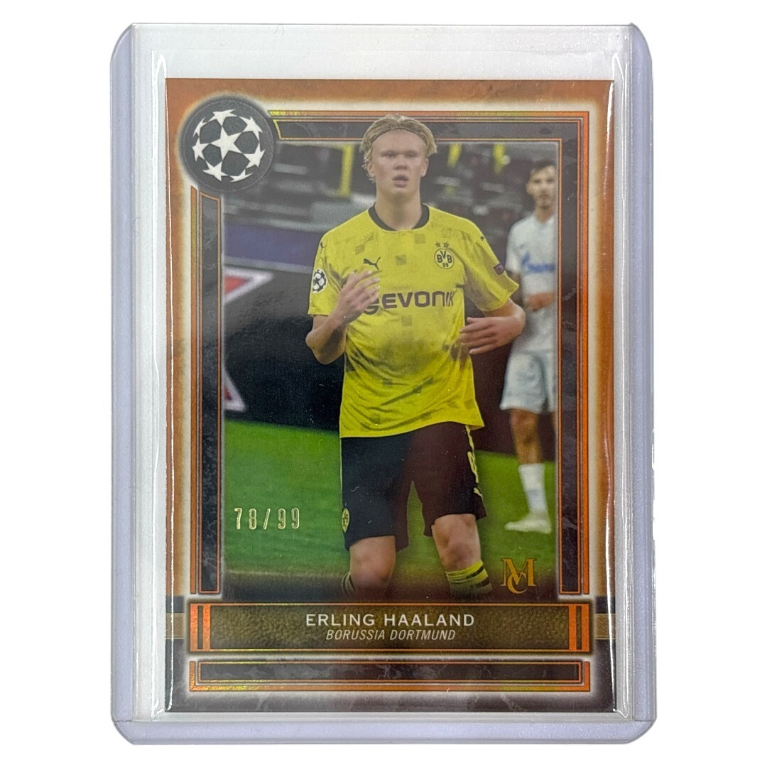 TOPPS サッカーカード MUSEUM COLLECTION ERLING HAALAND BORUSSIA DORTMUND 78/99 #44 中古 IT1拍卖