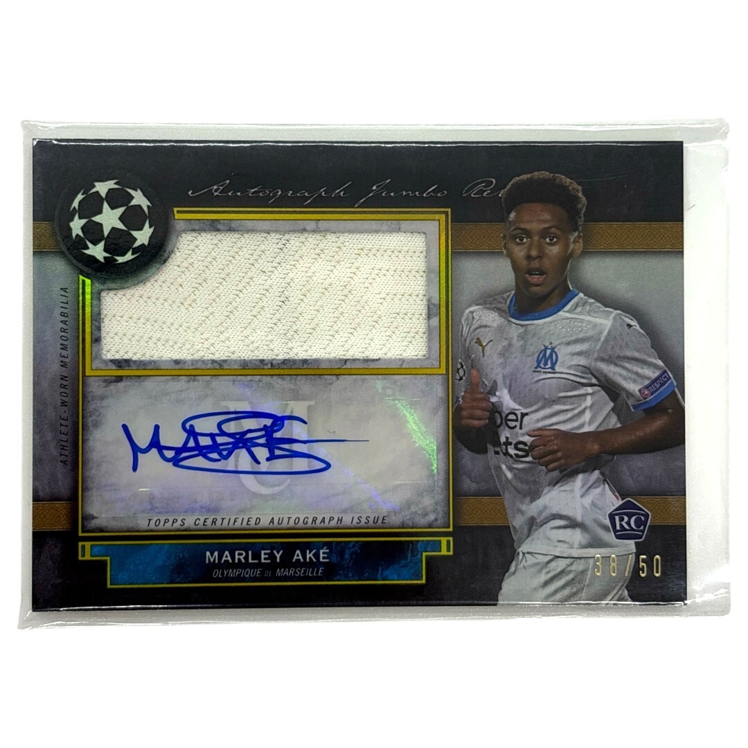 TOPPS サッカーカード MUSEUM COLLECTION MARLEY AKE OLYMPIQUE DE MARSEILLE 38/50 #AJR-MA 中古 IT1拍卖