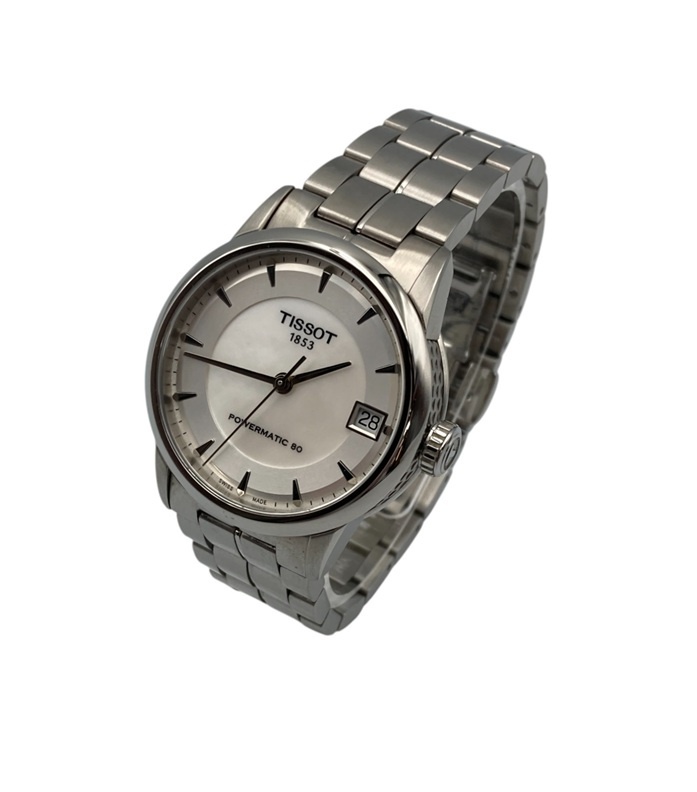 TISSOT ティソ T-クラシック ラグジュアリー パワーマティック80 自動巻き 腕時計 T086.207.11.111.00 レディース 中古 4拍卖