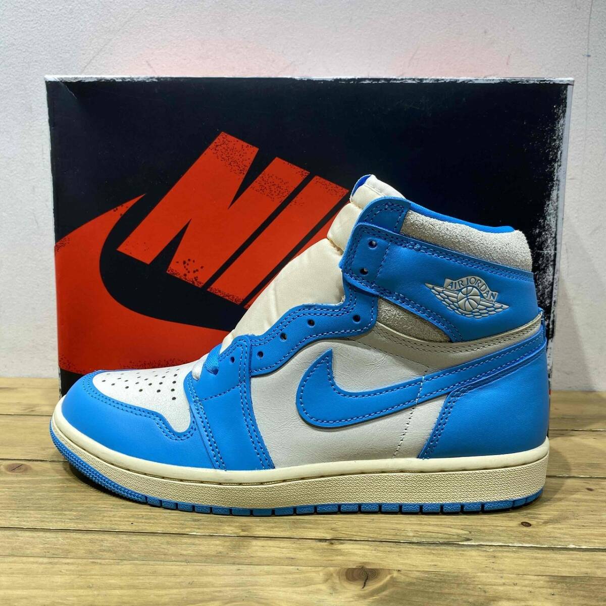NIKE 2025 AIR JORDAN 1 RETRO HIGH OG UNC REIMAGINED 26.0cm DZ5485-402 ナイキ エアジョーダンワン UNC リイマジンド スニーカー拍卖